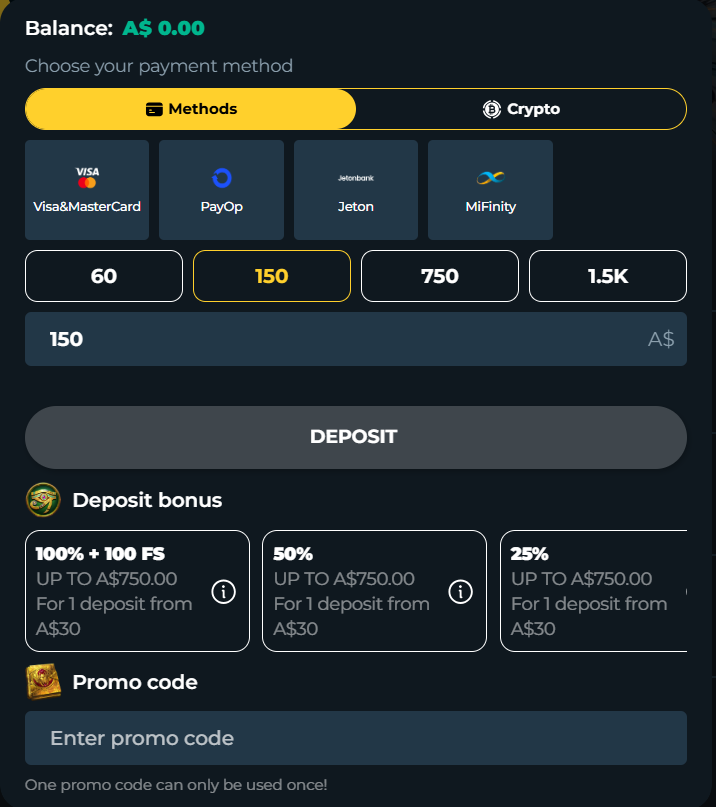 payment methods tomb riches